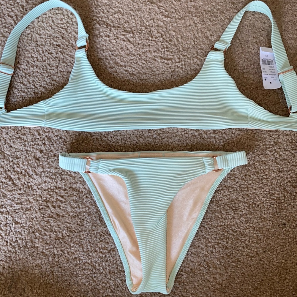 NWT LA Hearts Sydney ribbed bikini pac sun